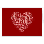 I Love Math Card cards
