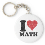 I Love Math Keychain