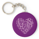 I Love Math Keychain keychains