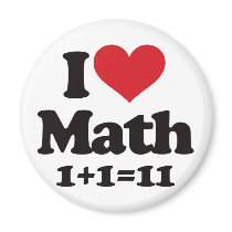 I Love Math! magnets