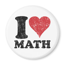 I Love Math magnets by teachertees I Love Math magnets