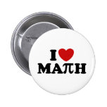 I Love Math Pin