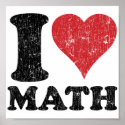 I Love Math posters