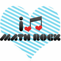 I Love Math Rock Photo Cut Outs