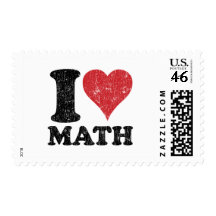 I Love Math Stamps