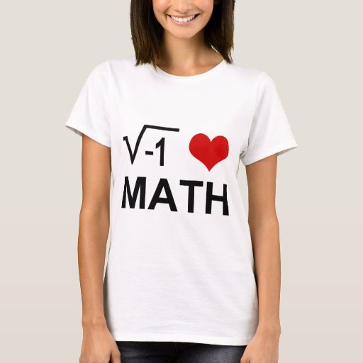 i love math t shirt