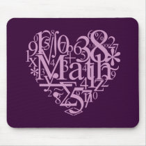 I Love MathMousepad