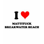 I Love Mattituck Breakwater Beach New York t-shirts