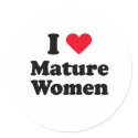 I love mature women stickers
