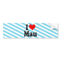I Love Mau, India Bumper Sticker
