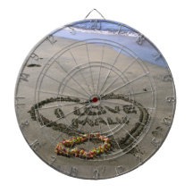 I love Maui Dartboard With Darts