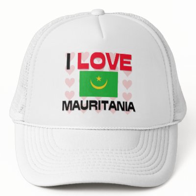 I Love Mauritania Mesh Hats by tshirtshirts