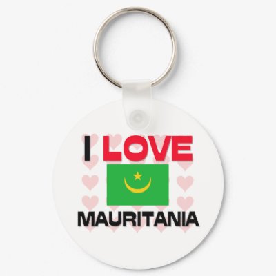 I Love Mauritania Key Chains by tshirtshirts
