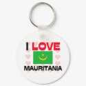 I Love Mauritania keychains by tshirtshirts I Love Mauritania keychains