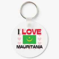 I Love Mauritania keychains