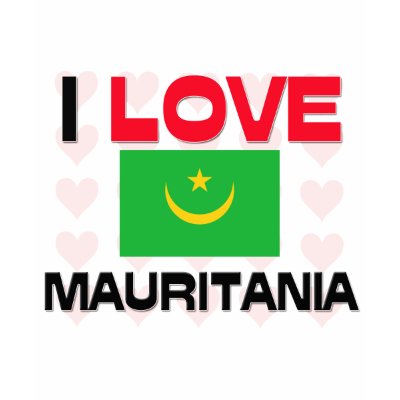 I Love Mauritania Shirts by tshirtshirts