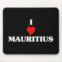 I Love Mauritius mousepads by repofcountries I Love Mauritius mousepads