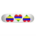 I Love Mauritius Skateboard