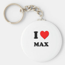 I love Max Key Chains