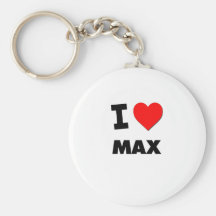 I love Max Keychain