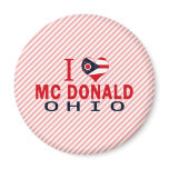 I love Mc Donald, Ohio magnets