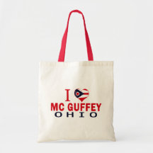 I love Mc Guffey, Ohio Bags
