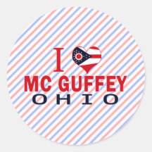 I love Mc Guffey, Ohio Sticker