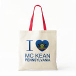 I Love Mc Kean, PA bags