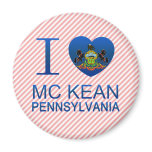 I Love Mc Kean, PA magnets