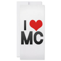 I Love MC Rack Card