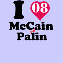 I love McCain and Palin t-shirts