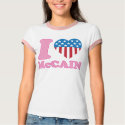 I Love McCAIN - USA. Stars and Stripes I Heart Tee t-shirts by iheart I Love McCAIN - USA. Stars and Stripes I Heart Tee t-shirts