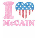 I Love McCAIN Vintage I Heart Stars -Stripes Shirt by iheart I Love McCAIN Vintage I Heart Stars -Stripes Shirt
