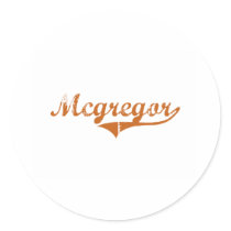 I Love Mcgregor Texas Stickers