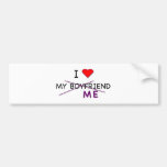 I LOVE ME BUMPER STICKER