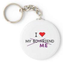 I LOVE ME keychains