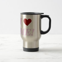 I Love Me - Pink Coffee Mug
