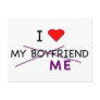 I LOVE ME POST CARD