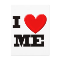 I Love Me Post Cards