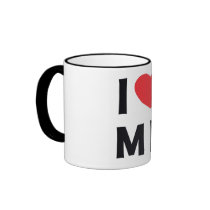 I Love ME Ringer Mug