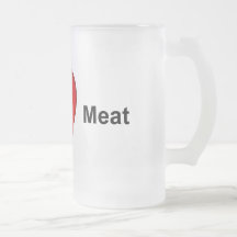 I love meat coffee mug