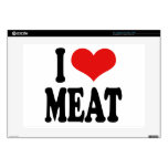 I Love Meat Decals For Laptops