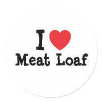 I love Meat Loaf heart T-Shirt stickers by funnycustomtshirts I love Meat Loaf heart T-Shirt stickers
