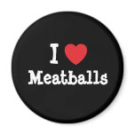 I love Meatballs heart T-Shirt
