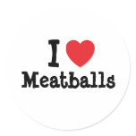 I love Meatballs heart T-Shirt