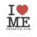 I Love MEcasually.com stickers