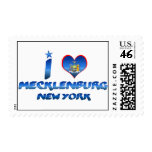 I love Mecklenburg, New York Stamp