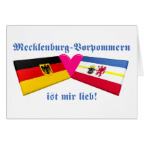 I Love Mecklenburg-Vorpommern ist mir lieb cards