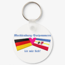 I Love Mecklenburg-Vorpommern ist mir lieb keychains