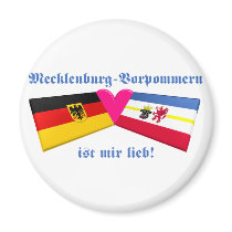 I Love Mecklenburg-Vorpommern ist mir lieb magnets